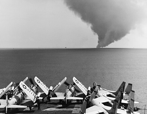 USS Forrestal fire